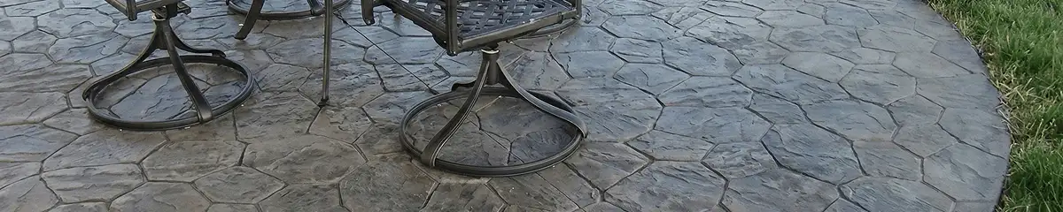 Garden relaxation area with professionally installed stone flooring in Memphis TN